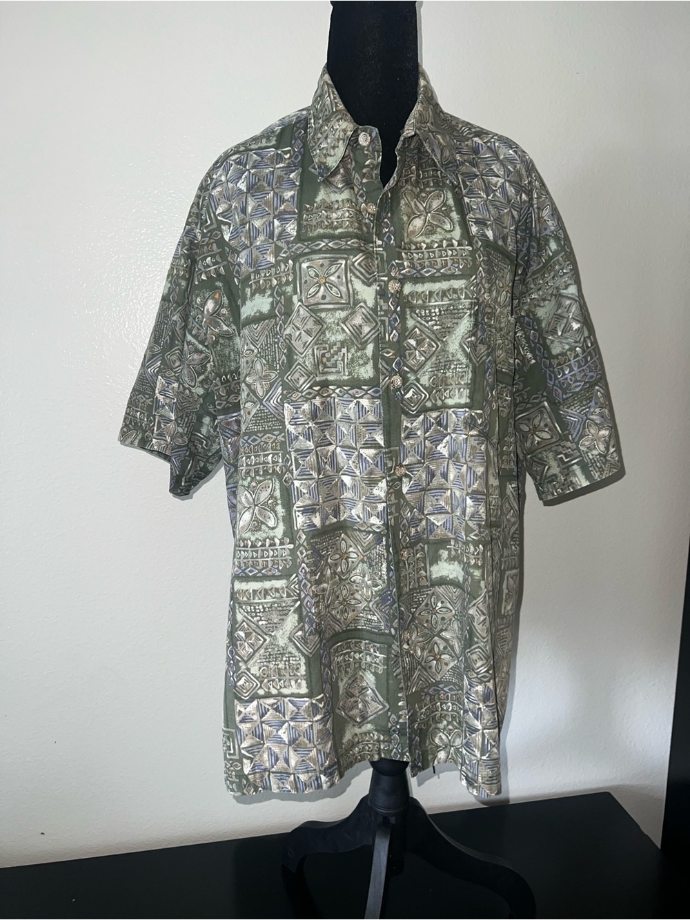 Men’s Hawaiian Tropical Vacation Resort‎ Button Down Sz XL